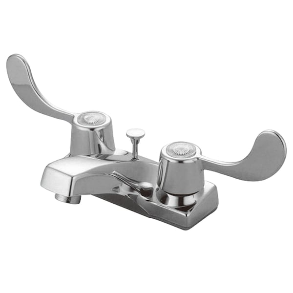 Kingston Brass 4" Centerset Bathroom Faucet, Polished Chrome KB191B - main